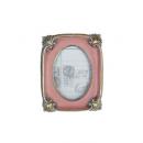 ルリエフォトフレームA-Lサイズ ピンク ゴールド アンティーク オーバル 可愛いおしゃれ