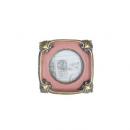 ルリエフォトフレームA-Sサイズ ピンク ゴールド アンティーク ラウンド 丸 可愛いおしゃれ