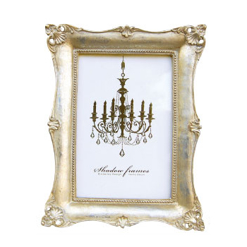 シュゼットフォトフレームB アンティークシルバー ヨーロピアン クラシック おしゃれ Lサイズ