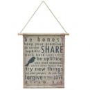 ジュートタペストリーA ロールウォールデコ 壁掛け アンティーク ヴィンテージ インダストリアル