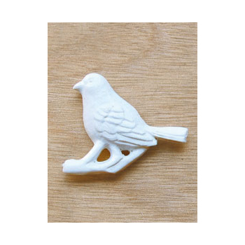 レジンマグネット バード小鳥 ホワイト アンティーク 北欧ナチュラル 壁 ディスプレイ 8個セット