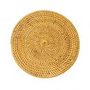 アタ・コースター 5個セット 天然素材 おしゃれ バリ島 ナチュラル ブラウン 直径10