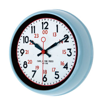 ウェインクロック 壁掛け時計 ライトブルー アンティーク レトロ ヴィンテージ おしゃれ インテリア