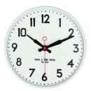 ユニオンクロック 壁掛け時計 ホワイト レトロ アンティーク クラシカル カフェスタイル 北欧モダン