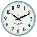 ユニオンクロック 壁掛け時計 ライトブルー レトロ アンティーク クラシカル カフェスタイル 北欧