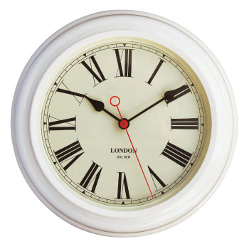 ホールクロック 壁掛け時計 レトロ クラシック アンティーク おしゃれ文字盤 インテリア アイボリー