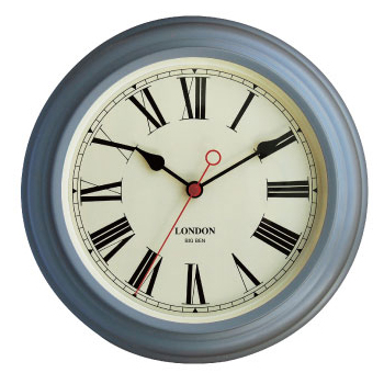 ホールクロック 壁掛け時計 レトロ クラシック アンティーク おしゃれ文字盤 インテリア グレー