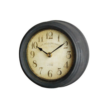 レトロ 壁掛け時計 アンティーククロックD  おしゃれなインテリア シンプル ブラック プレゼント