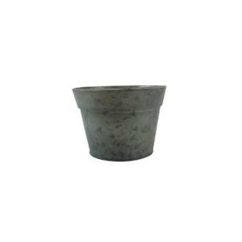 ブリキ グリーンポット 植木鉢カバー バケツ L2個セット アンティーク ヴィンテージ ガーデニング