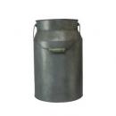 ブリキ ティンミルク缶 グリーンポット ガーデニング ベランダ ディスプレイ アンティーク