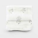 バード柄ハンカチ  ガーゼ やわらかい トリ 幅26