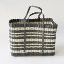 ボーダーバッグ グラン パニエ GY ポリプロピレン かごバッグ おしゃれ 防水 幅43