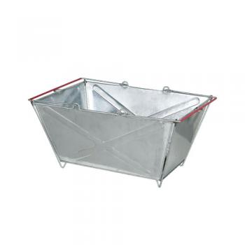 TIN MARKET BASKET Galvanized 収納 ケース おしゃれ インダストリアル