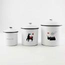 杉本さなえコラボキャニスター 保存容器 コップ 3個セット ホワイト通販