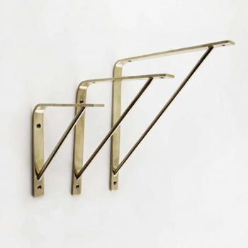 棚受け金具 奥行25cm ウォールシェルフ用 金属 通販