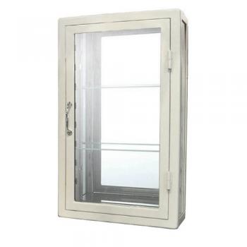 WALL MOUNT GLASS CABINET RECT IVR 壁掛け アイボリー 高70