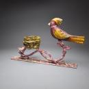 トリとトリの巣 アンティーク調  オブジェ 通販