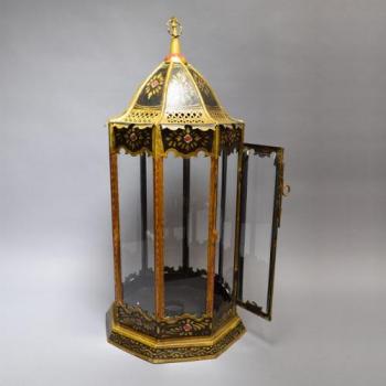 ペイントランタン アンティーク調  おしゃれ 通販