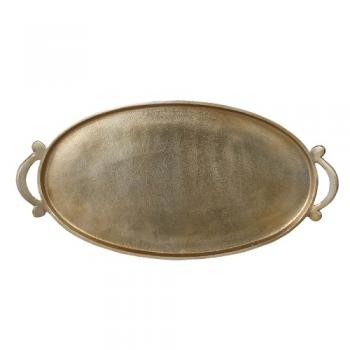 E.P.HOTEL OVAL TRAY M GOLD プレート ゴージャス アルミニウム 幅55