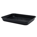 アンプリュスバットL ホーロー トレー ブラック 北欧ナチュラル おしゃれキッチン 2個セット