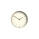 掛け時計 シンプル アンティーク ガラス ブラウン 直径28