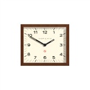 掛け時計 シンプル おしゃれ アンティーク モダン ガラス ブラウン 幅35