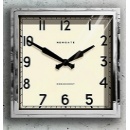 掛け時計 シンプル おしゃれ アンティーク ガラス シルバー モダン 幅40