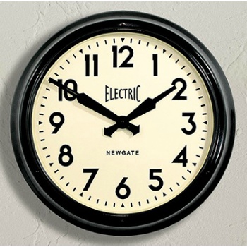 掛け時計 ガラス モダン おしゃれ ブラック アンティーク シンプル 直径60