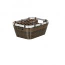 ARTIFICIAL RATTAN BASKET S 収納 ケース ラタン 耐水 かご 幅33