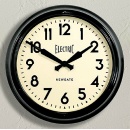 掛け時計 モダン おしゃれ ガラス ブラック アンティーク シンプル 直径45