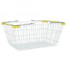 MARKET BASKET (S) WHT/YEL バスケット かご カジュアル おしゃれ 幅35