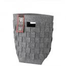 FELTING WEAVING BUCKET S L.GRAY フェルト バスケット 高さ49.5