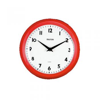 WALL CLOCK RED 掛け時計 レッド おしゃれ カジュアル 直径23.5