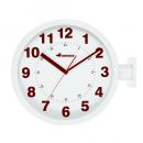 DOUBLE FACES WALL CLOCK IVORY 掛け時計 アイボリー おしゃれ 幅38