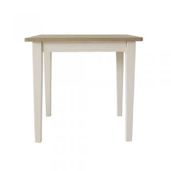 クレソン ダイニングテーブル W75 WH/NA ナチュラル バイカラー ホワイト パイン材