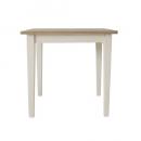 クレソン ダイニングテーブル W75 WH/NA ナチュラル バイカラー ホワイト パイン材