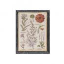 木製アートフレーム アートパネル 絵画 壁飾り 花 アンティーク 通販