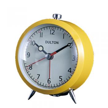 ALARM CLOCK YELLOW 置き時計 イエロー 目覚まし時計 おしゃれ 高さ11