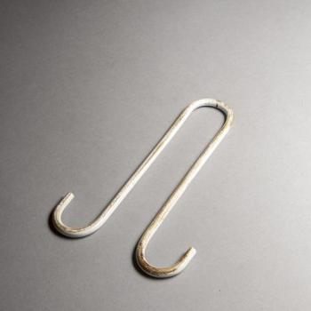 Uフック アンティーク調 アイアン ホワイト 通販