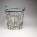 バスケット カゴ ヴィンテージ調 ブルー 通販