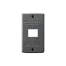 スイッチプレート インテリア おしゃれ アクセント  スチール アメリカン 重さ0.06kg グレー