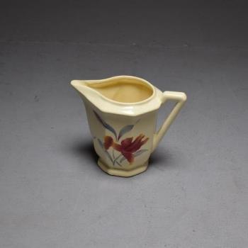 ミルクピッチャー アンティーク調 陶器 ベージュ 通販