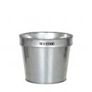 ガーデニングポット ゴミ箱 ダストボックス シルバー 庭 高さ26cm 通販