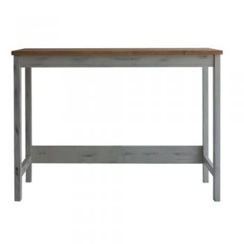 シモン デスク アンティークGY/NA ナチュラル 机 木製 シンプル バイカラー おしゃれ グレー