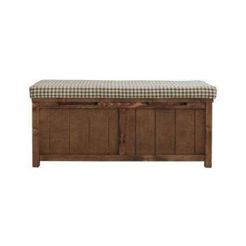 ベンチィ スツール L カフェ/チェックBR ブラウン 長椅子 北欧 かわいい 子供部屋