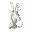 WALL HOOK (REINDEER) IVR フック 鹿モチーフ アンティーク調 高さ19