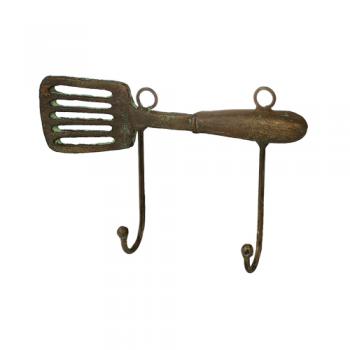 IRON HOOK ''SLOTTED TURNER'' フック アンティーク調 高さ12.6