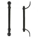 HANDLE L BLACK ハンドル アンティーク調 アイアン シンプル ドアノブ 長さ35