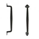 DOOR HANDLE L ハンドル アンティーク調 アイアン シンプル ドアノブ 長さ31