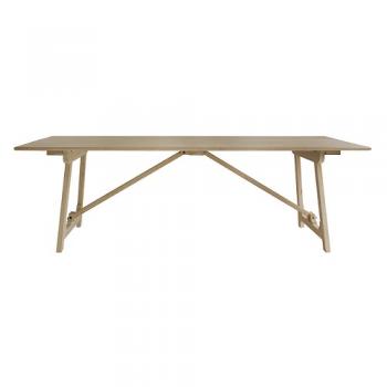 エラ ダイニングテーブル OAK オーク アンティーク調 ナチュラル 木製 シンプル 長方形 机